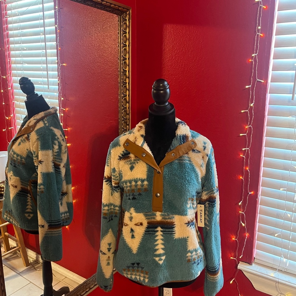 Western fleece sweater